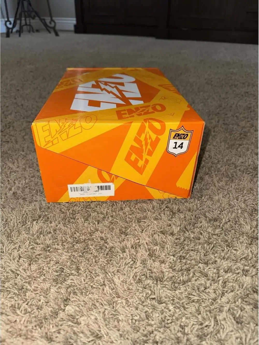 NIB Phantom Black Enzo Cleats.  Size 14 NEW!